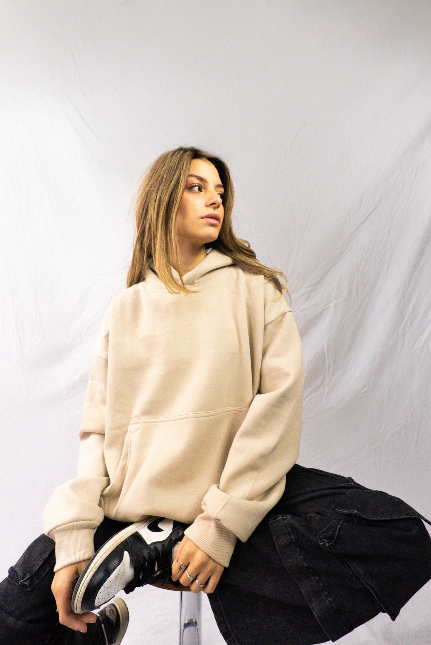 Beige Oasis Hoodie